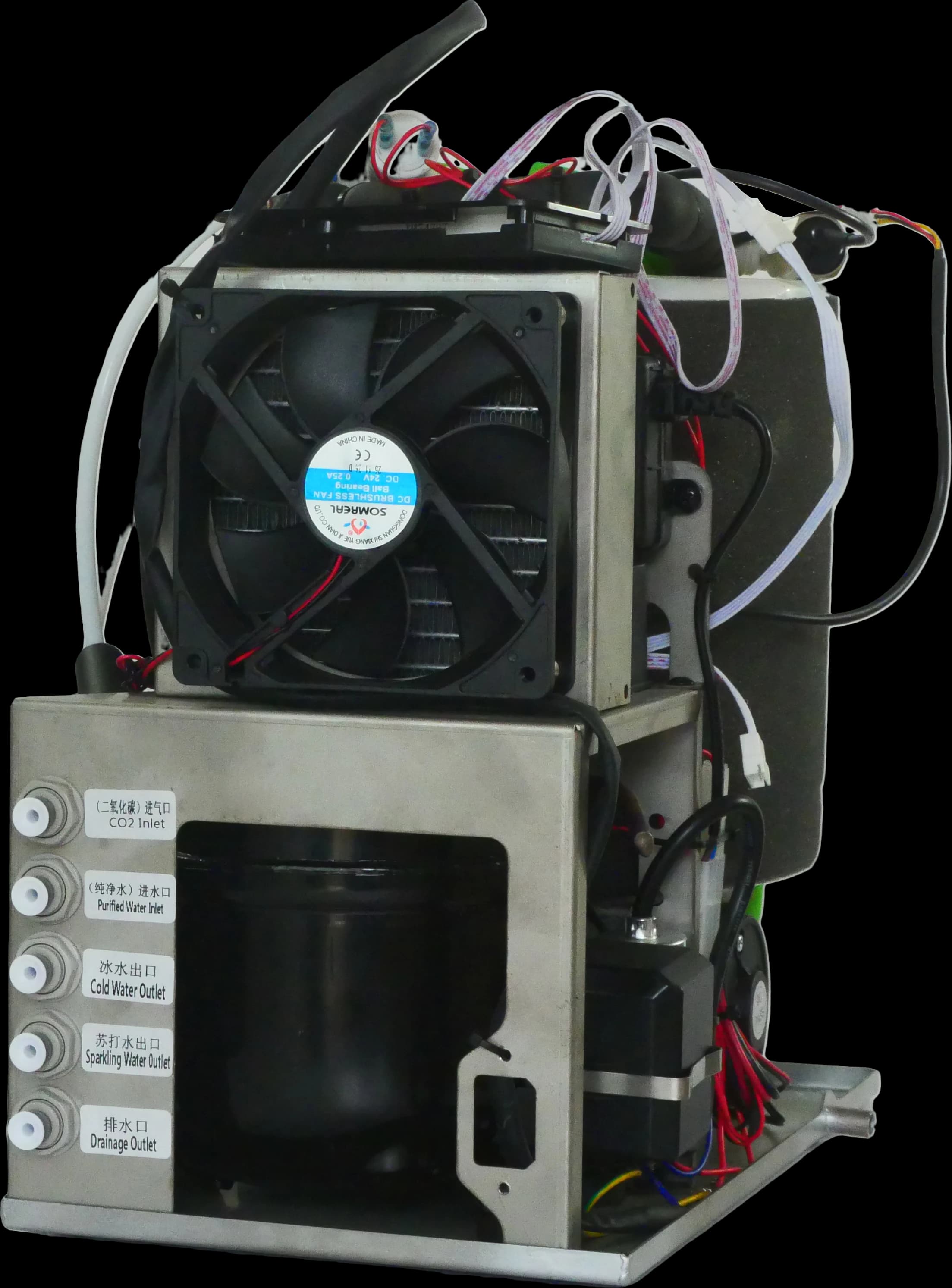 SYJ-F-C-001 — Commercial Cold Hot Water Dispenser | Cold + Hot + Purified, RO Filtration CoolerFridges SYJ-F-C-001 Commercial Cold Hot Water Dispenser — Cold + Hot + Purified, RO Filtration, Large Capacity tank, 480×420×1350mm — Hot Cold Purified Water Dispenser, OEM manufacturer China...