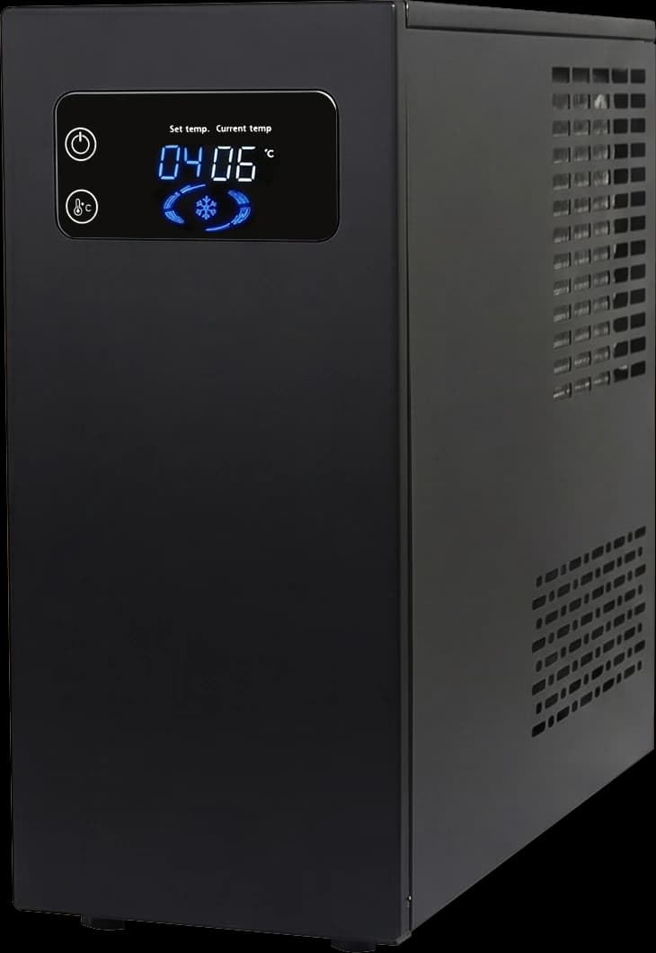 BSJD-2-F-011 — 2L Undersink Water Chiller Standard | Compressor Cooling (5 L/H) CoolerFridges BSJD-2-F-011 2L Undersink Water Chiller Standard — Slim Undersink Water Chiller — Compressor Cooling, 5 L/H cooling, 2L tank, 360×140×320mm — Water Chiller, OEM manufacturer China CE ...